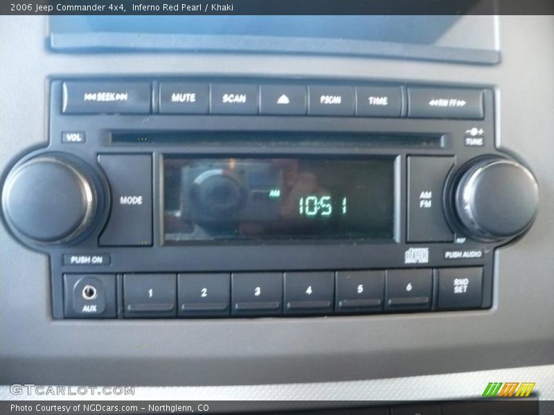 Inferno Red Pearl / Khaki 2006 Jeep Commander 4x4