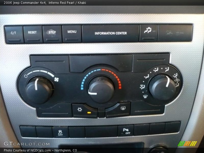 Inferno Red Pearl / Khaki 2006 Jeep Commander 4x4