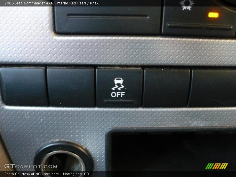 Inferno Red Pearl / Khaki 2006 Jeep Commander 4x4