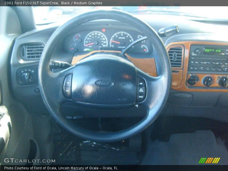 Black / Medium Graphite 2001 Ford F150 XLT SuperCrew