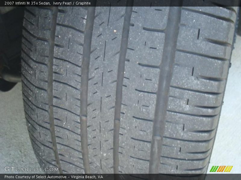 Ivory Pearl / Graphite 2007 Infiniti M 35x Sedan