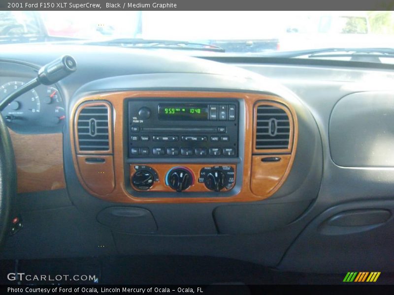 Black / Medium Graphite 2001 Ford F150 XLT SuperCrew