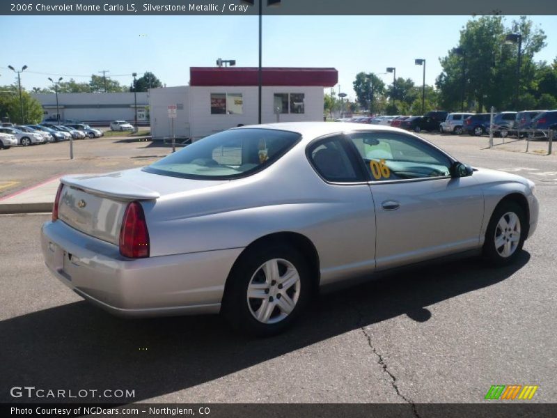 Silverstone Metallic / Gray 2006 Chevrolet Monte Carlo LS