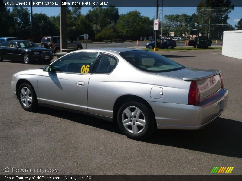 Silverstone Metallic / Gray 2006 Chevrolet Monte Carlo LS