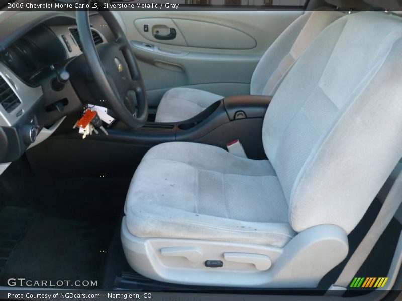 Silverstone Metallic / Gray 2006 Chevrolet Monte Carlo LS