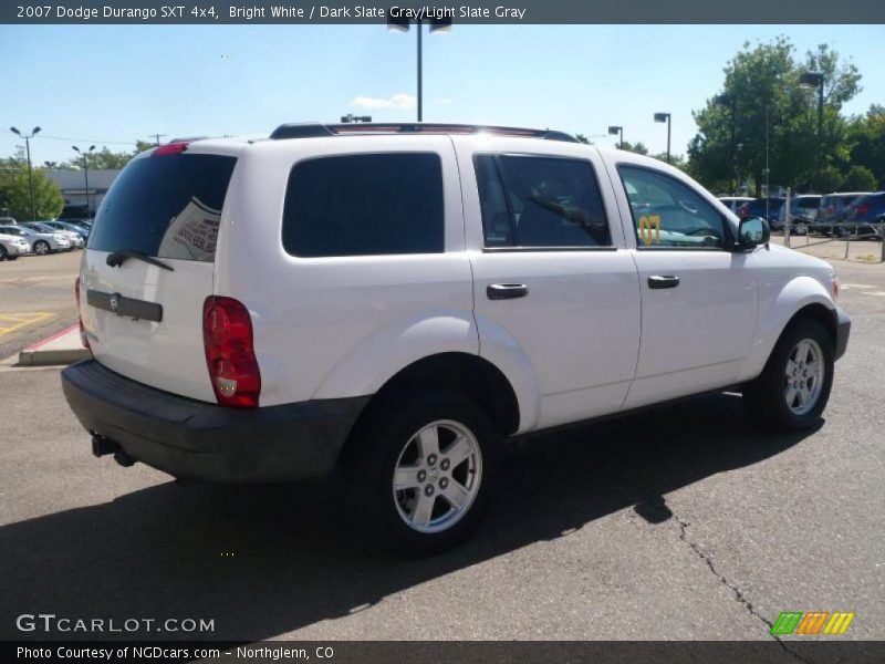 Bright White / Dark Slate Gray/Light Slate Gray 2007 Dodge Durango SXT 4x4