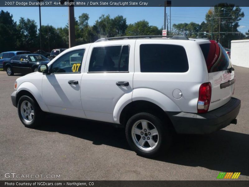 Bright White / Dark Slate Gray/Light Slate Gray 2007 Dodge Durango SXT 4x4