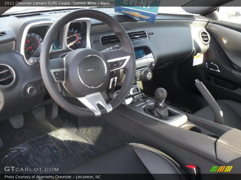 Summit White / Black 2011 Chevrolet Camaro SS/RS Coupe