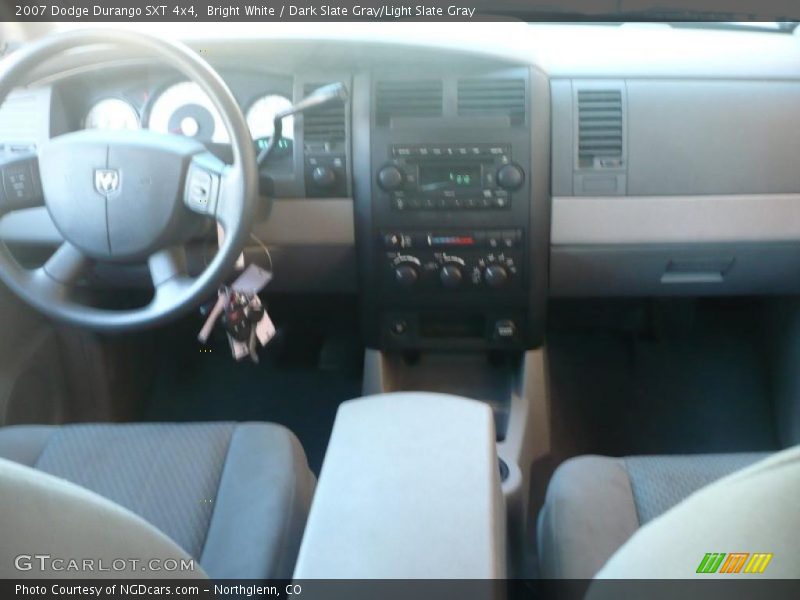 Bright White / Dark Slate Gray/Light Slate Gray 2007 Dodge Durango SXT 4x4