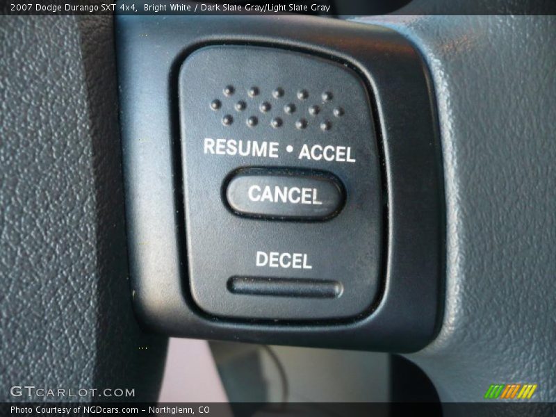 Bright White / Dark Slate Gray/Light Slate Gray 2007 Dodge Durango SXT 4x4