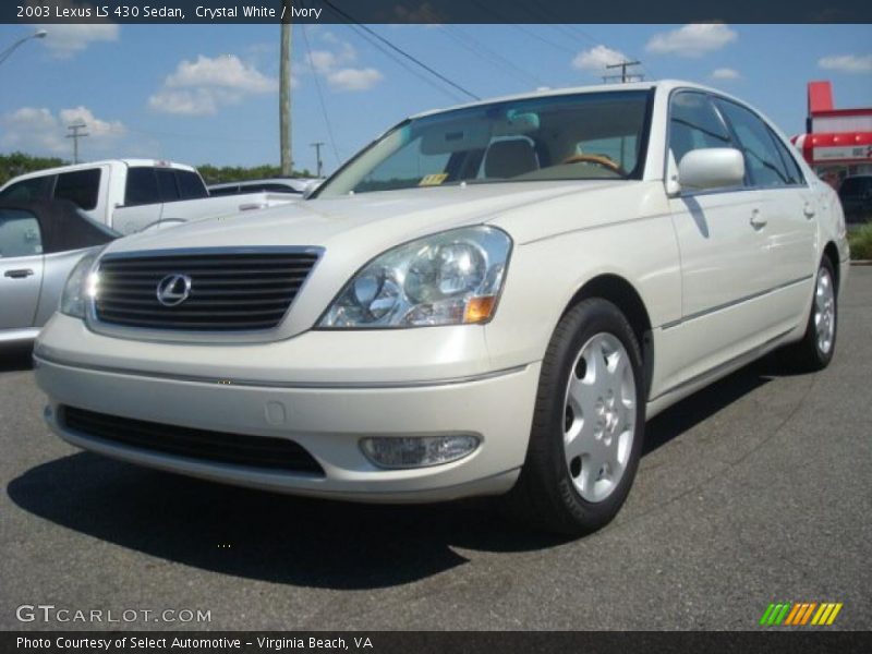 Crystal White / Ivory 2003 Lexus LS 430 Sedan