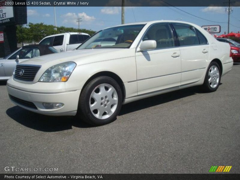 Crystal White / Ivory 2003 Lexus LS 430 Sedan