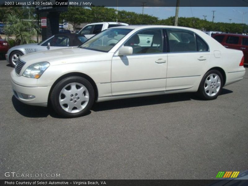 Crystal White / Ivory 2003 Lexus LS 430 Sedan