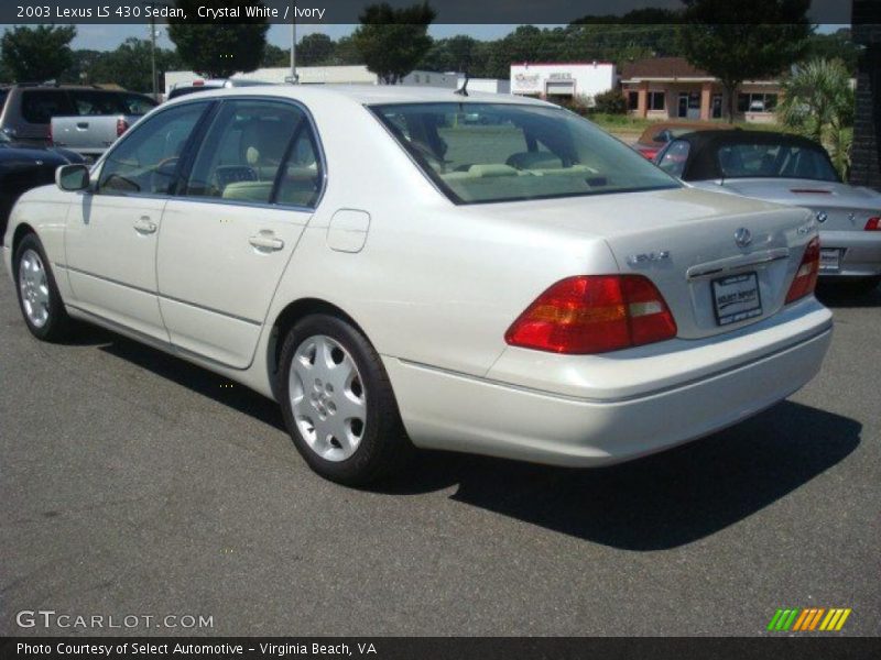 Crystal White / Ivory 2003 Lexus LS 430 Sedan