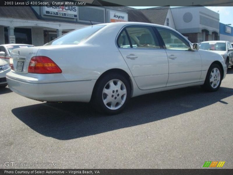 Crystal White / Ivory 2003 Lexus LS 430 Sedan