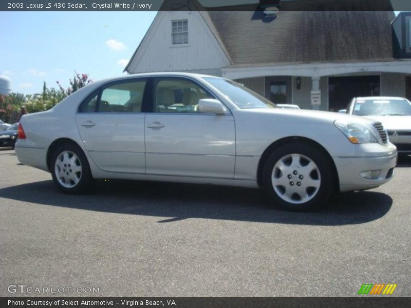 Crystal White / Ivory 2003 Lexus LS 430 Sedan