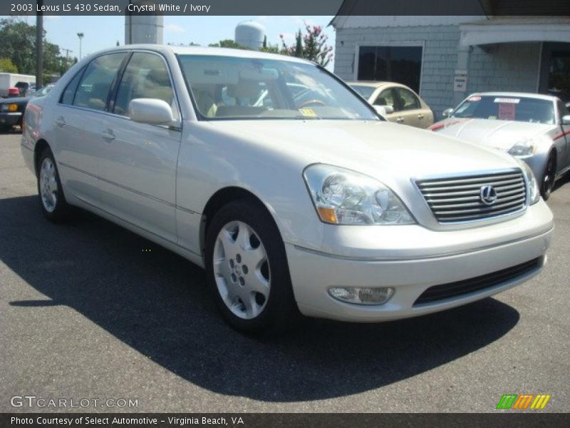 Crystal White / Ivory 2003 Lexus LS 430 Sedan