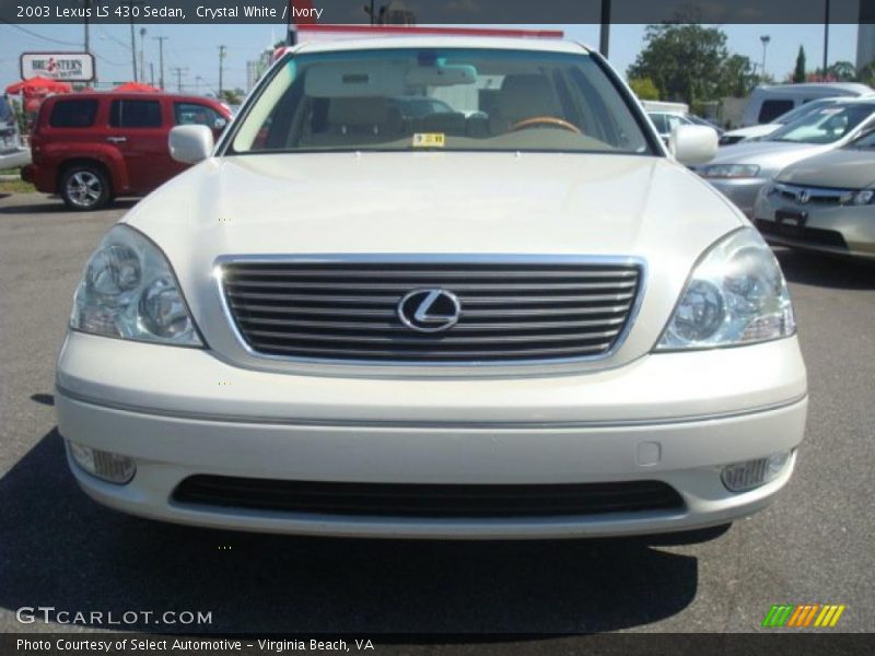 Crystal White / Ivory 2003 Lexus LS 430 Sedan