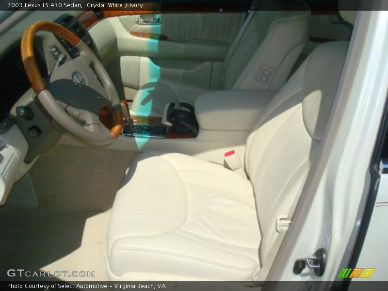 Crystal White / Ivory 2003 Lexus LS 430 Sedan