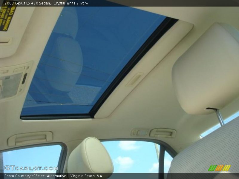 Crystal White / Ivory 2003 Lexus LS 430 Sedan