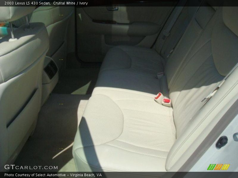 Crystal White / Ivory 2003 Lexus LS 430 Sedan