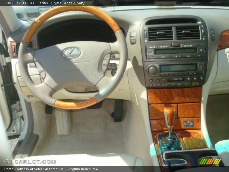 Crystal White / Ivory 2003 Lexus LS 430 Sedan