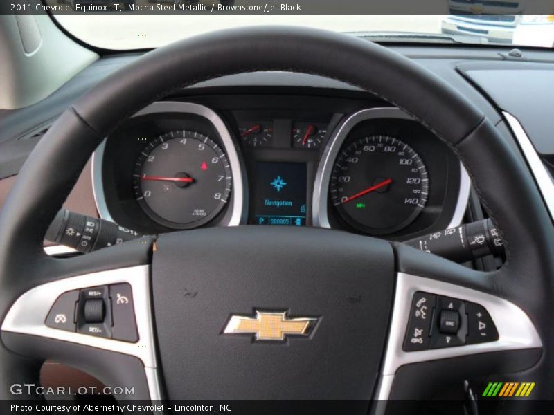 Mocha Steel Metallic / Brownstone/Jet Black 2011 Chevrolet Equinox LT