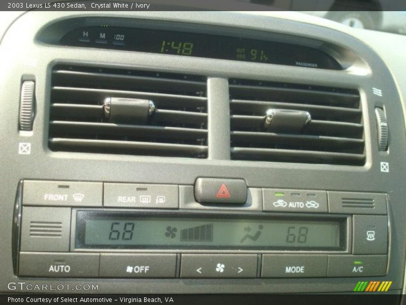 Crystal White / Ivory 2003 Lexus LS 430 Sedan