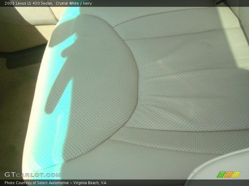 Crystal White / Ivory 2003 Lexus LS 430 Sedan