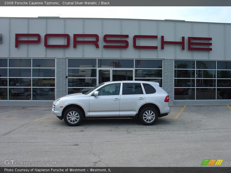 Crystal Silver Metallic / Black 2008 Porsche Cayenne Tiptronic