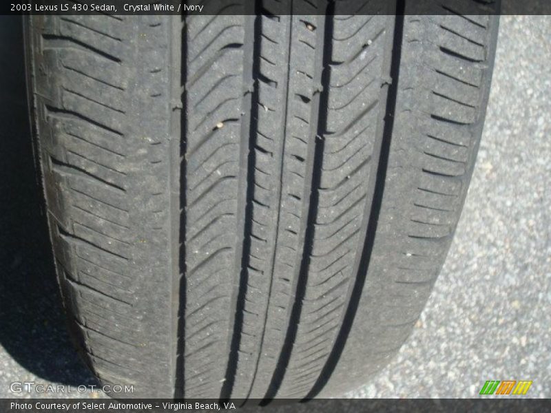 Crystal White / Ivory 2003 Lexus LS 430 Sedan