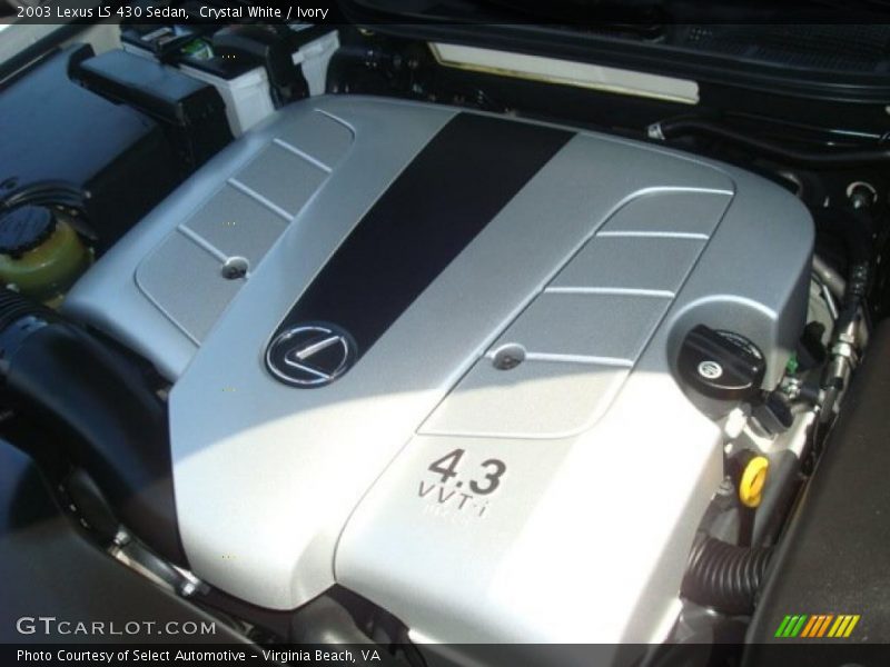 Crystal White / Ivory 2003 Lexus LS 430 Sedan