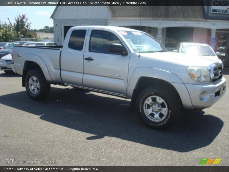 Silver Streak Mica / Graphite Gray 2005 Toyota Tacoma PreRunner TRD Access Cab