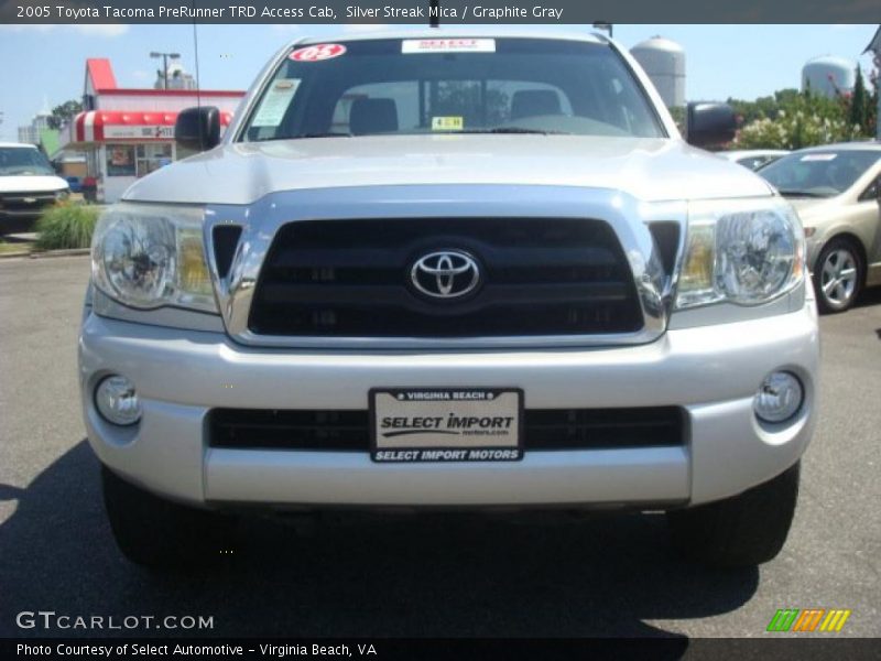 Silver Streak Mica / Graphite Gray 2005 Toyota Tacoma PreRunner TRD Access Cab