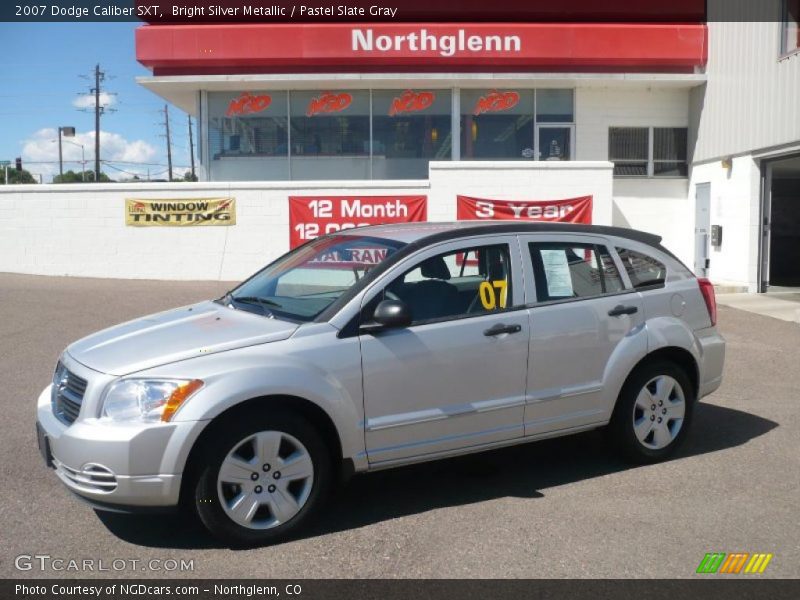 Bright Silver Metallic / Pastel Slate Gray 2007 Dodge Caliber SXT