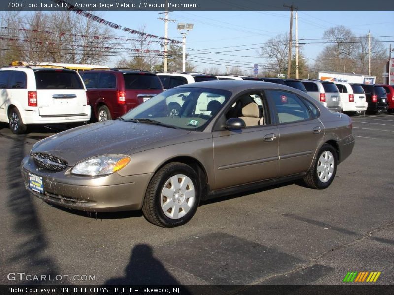 Arizona Beige Metallic / Medium Parchment 2003 Ford Taurus LX