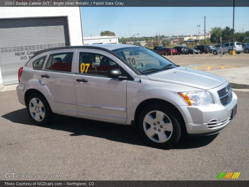 Bright Silver Metallic / Pastel Slate Gray 2007 Dodge Caliber SXT