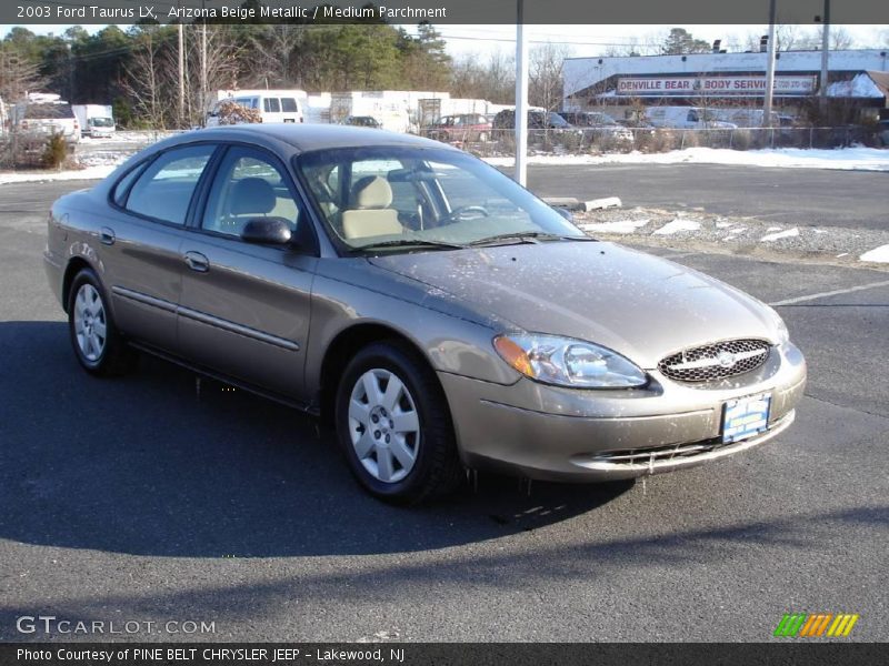 Arizona Beige Metallic / Medium Parchment 2003 Ford Taurus LX