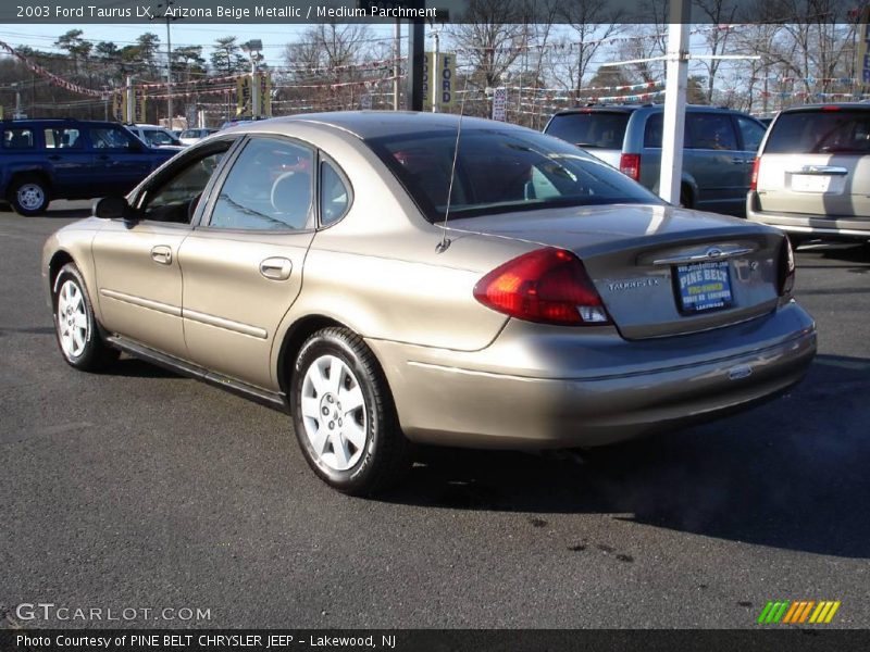 Arizona Beige Metallic / Medium Parchment 2003 Ford Taurus LX