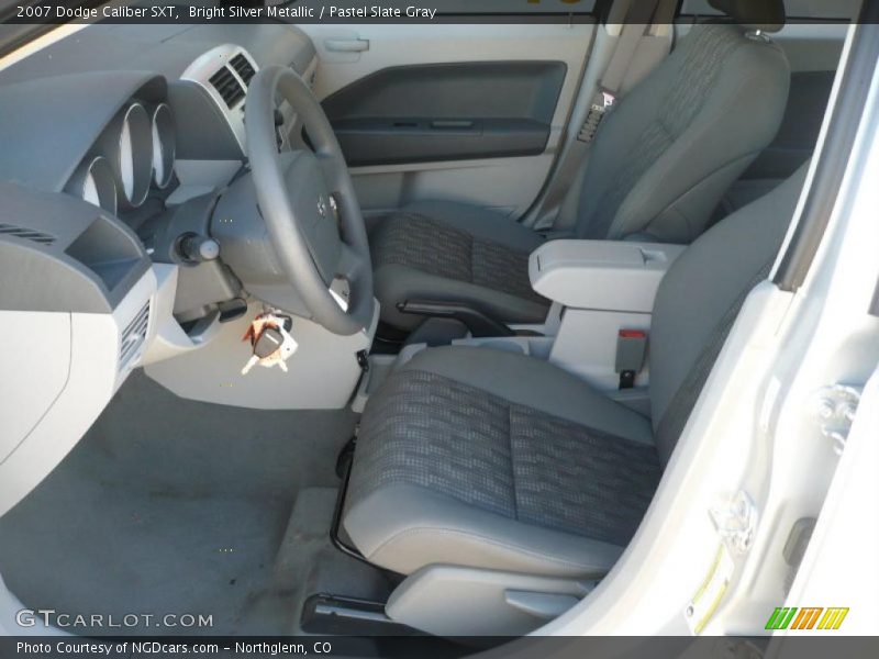 Bright Silver Metallic / Pastel Slate Gray 2007 Dodge Caliber SXT
