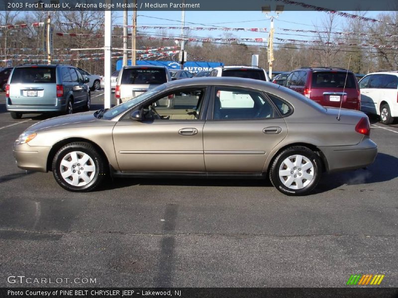 Arizona Beige Metallic / Medium Parchment 2003 Ford Taurus LX