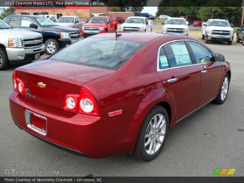 Red Jewel Tintcoat / Ebony 2011 Chevrolet Malibu LTZ