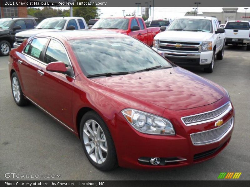 Red Jewel Tintcoat / Ebony 2011 Chevrolet Malibu LTZ