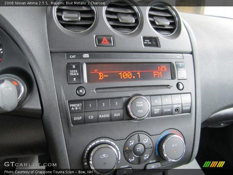 Majestic Blue Metallic / Charcoal 2008 Nissan Altima 2.5 S