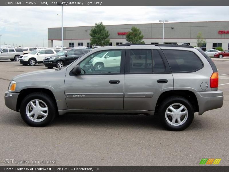 Steel Grey Metallic / Light Gray 2005 GMC Envoy SLE 4x4