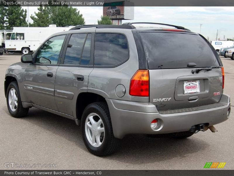 Steel Grey Metallic / Light Gray 2005 GMC Envoy SLE 4x4