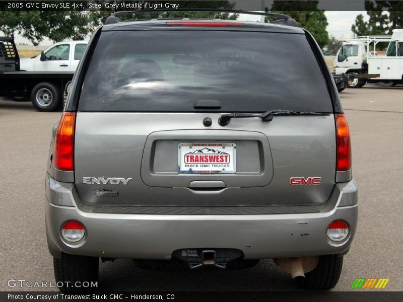 Steel Grey Metallic / Light Gray 2005 GMC Envoy SLE 4x4