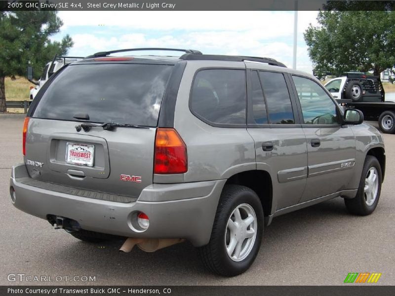Steel Grey Metallic / Light Gray 2005 GMC Envoy SLE 4x4