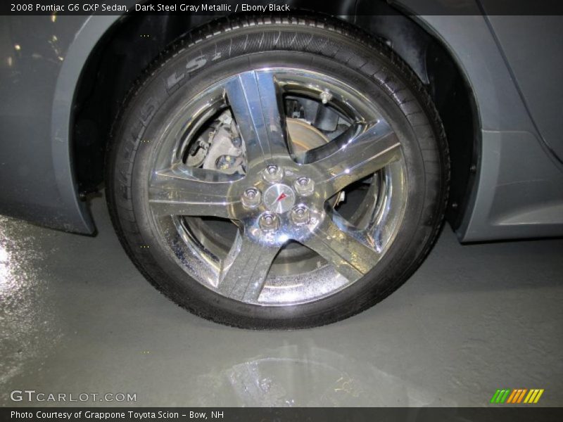 Dark Steel Gray Metallic / Ebony Black 2008 Pontiac G6 GXP Sedan