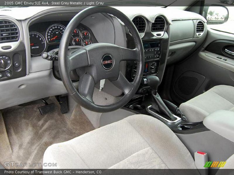 Steel Grey Metallic / Light Gray 2005 GMC Envoy SLE 4x4